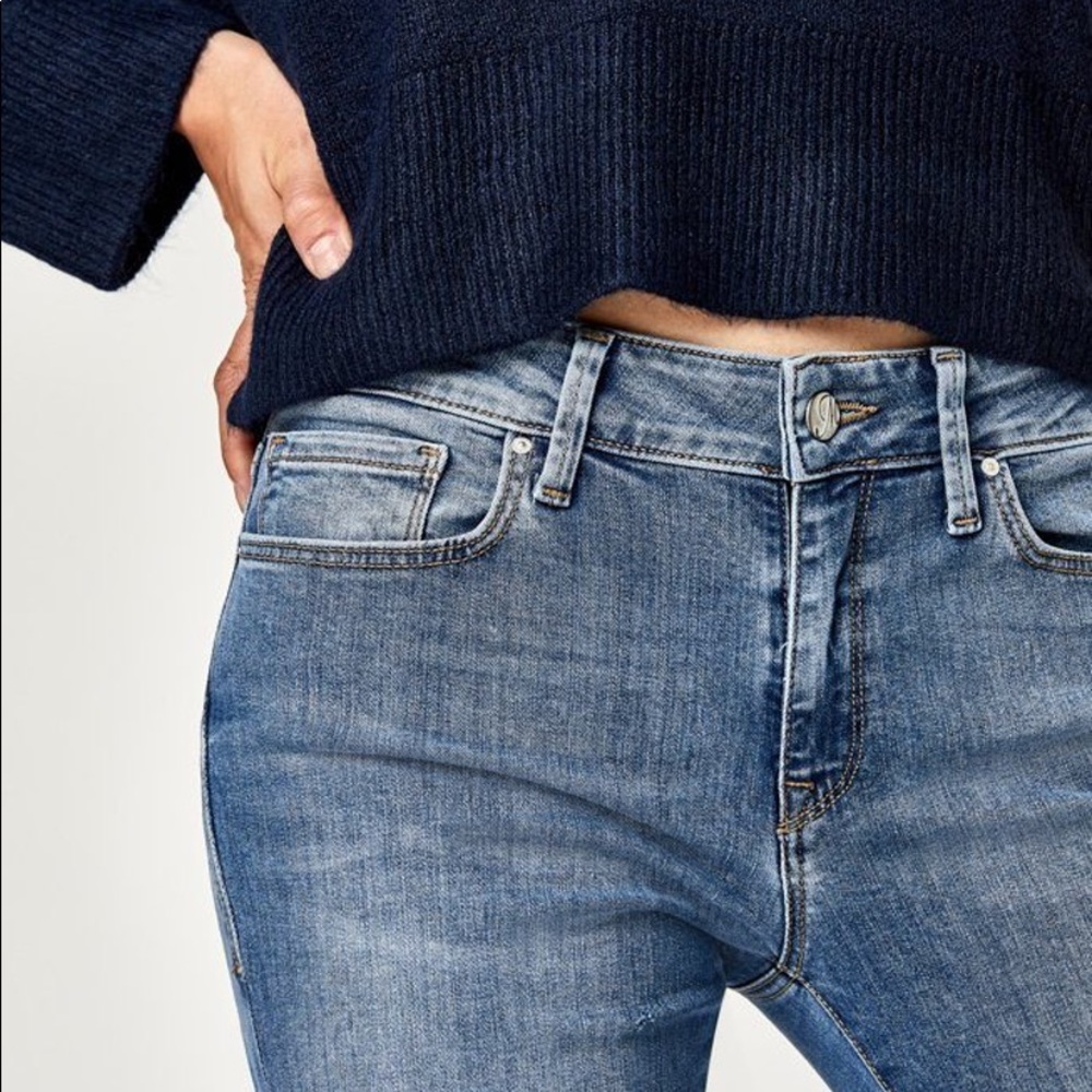Serena Low-Rise Super Skinny Jeans Indigo Tribeca